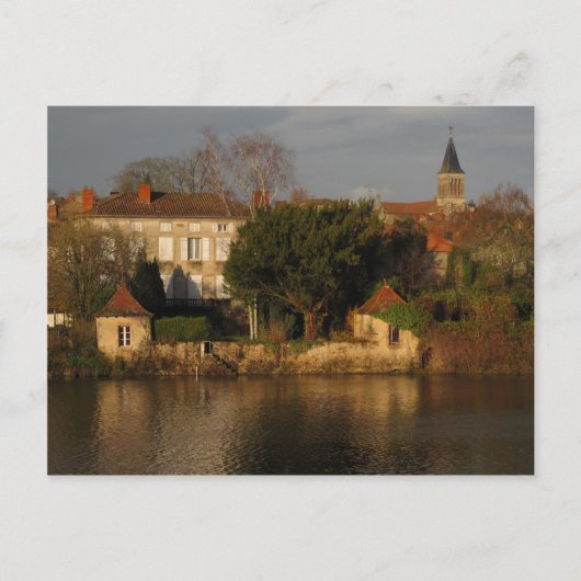 La Vienne Evening Light Briefkaart (Voorkant)