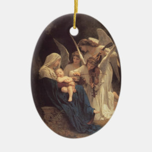 La Vierge Aux Anges Keramisch Ornament