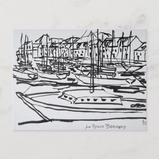 La Vilaine | La Roche-Bernard, Bretagne Briefkaart (Voorkant)