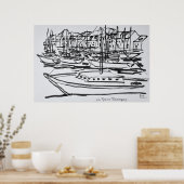 La Vilaine | La Roche-Bernard, Bretagne Poster (Keuken)