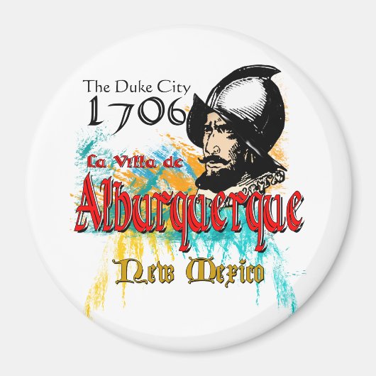La Villa de Alburquerque Magneet (Voorkant)