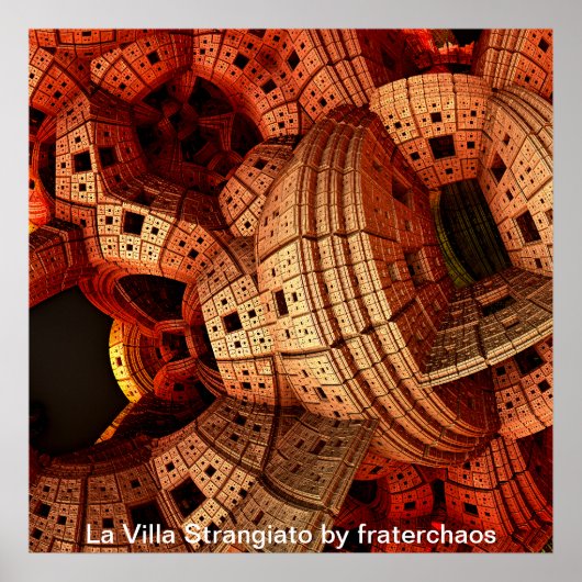 La Villa Strangianto door fraterchaos Poster (Voorkant)