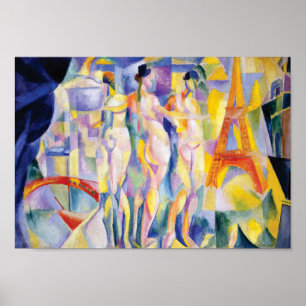 La Ville de Paris door Robert Delaunay Poster