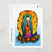 La Virgin de Guadalupe Briefkaart (Voorkant / Achterkant)