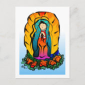La Virgin de Guadalupe Briefkaart (Voorkant)