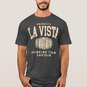 La Vista Drink kapitein Nebraska Craft Beer T-shirt