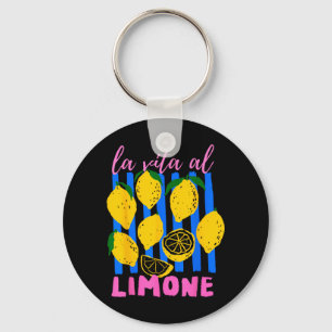 La Vita Al Limone Grappige Italiaanse Citroen Frui Sleutelhanger