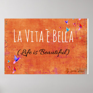 La Vita e Bella (Het leven is prachtig) Poster