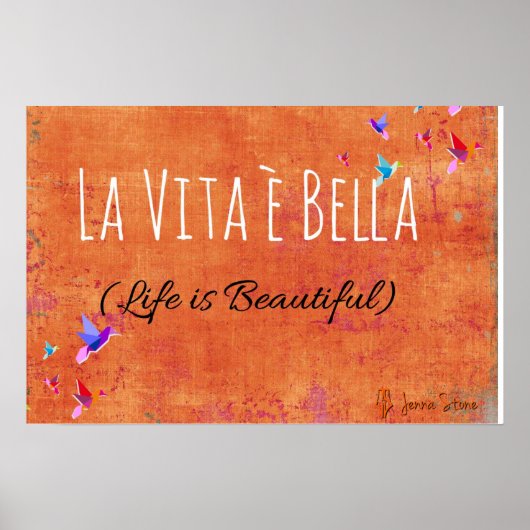 La Vita e Bella (Het leven is prachtig) Poster (Voorkant)