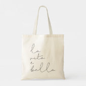 La vita è bella tote bag (Achterkant)