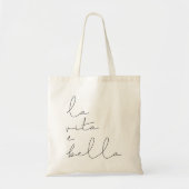 La vita è bella tote bag (Voorkant)