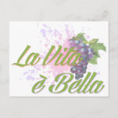 La Vita e'Bella Briefkaart (Voorkant)