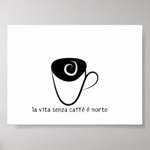 la vita senza caffe e morte poster
