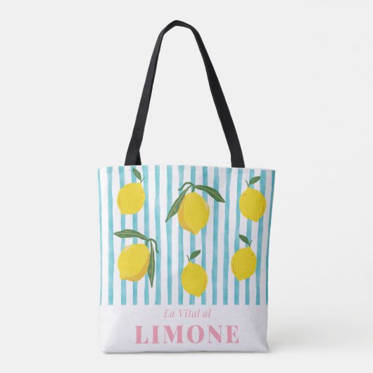 La Vital al Limone Tote Bag (Achterkant)