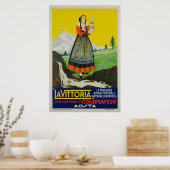 La Vittoria, Courmayeur, Acque minerali Poster (Keuken)