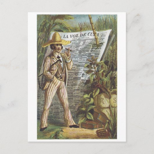 La Voz de Cuba Briefkaart (Voorkant)