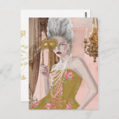 La vraag c'est voulez-vous briefkaart (Voorkant / Achterkant)