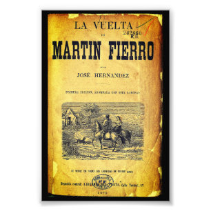 La Vuelta de Martín Fierro (Hoesje, 1879) Foto Afdruk