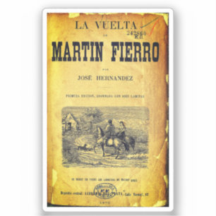 La Vuelta de Martín Fierro (Hoesje, 1879) Sticker
