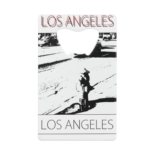 LA-waterpomp Creditkaart Flessenopener (Voorkant)