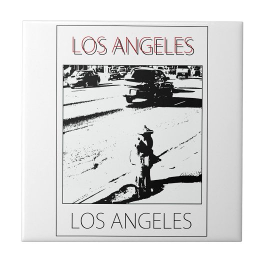 LA-waterpomp Tegeltje (Voorkant)