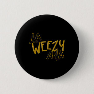 La Weezy Ana Louisiana Happy Mardi Gras Kostuum Me Ronde Button 5,7 Cm
