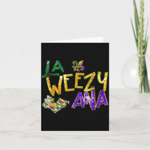 La weezy ana mardi gras kralen new orleans carnava kaart