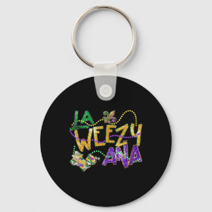 La Weezy Ana Mardi Gras Louisiana Dikke Dinsdag Vr Sleutelhanger