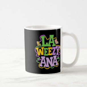 La Weezy Ana Speelse Louisiana Kaart Met Kralen Fe Koffiemok