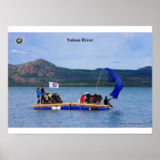 La Yukon River en radeau Poster (Voorkant)