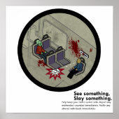LA Zombie Metro Subway Satire Poster (Voorkant)