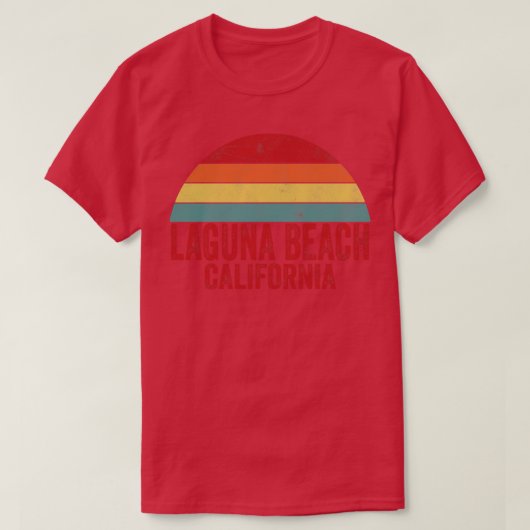 Laa Beach California T-shirt (Design voorkant)