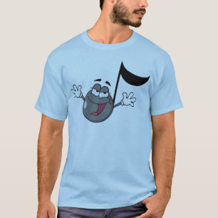 LAAAAAAA De muzieknotitie T-shirt