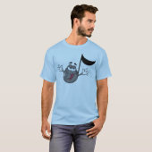 LAAAAAAA De muzieknotitie T-shirt (Voorkant volledig)
