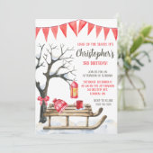 Laad de Slaap op! Slapje Birthday Party Kaart (Staand voorkant)