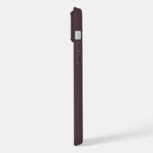 Laad je foto's op Moody Eggplant Paarse iPhone Hoesje (Linkerkant)