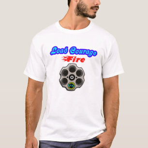 Laad Moed, Verbrand Angst, Motiverende T-Shirt