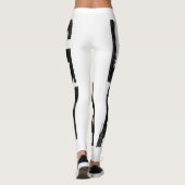 LAADANGST | Glitch Brutalist Typografie Desi Leggings (Achterkant)