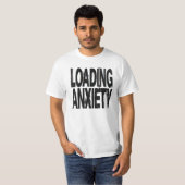 LAADANGST | Glitch Brutalist Typografie Desi T-shirt (Voorkant volledig)
