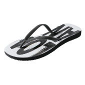LAADANGST | Glitch Brutalist Typografie Desi Teenslippers (Schuin)
