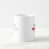 Laadbalk | Aangepaste quote | Geek-humor koffiemok (Center)