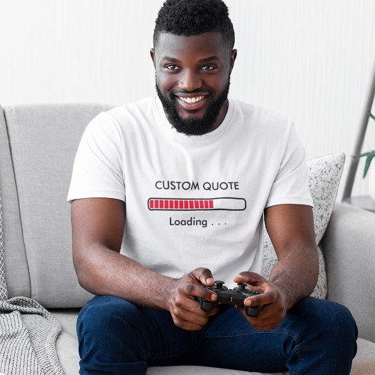 Laadbalk aangepaste quote | Geek humor T-shirt