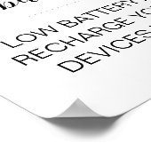 Laadbalk Breng je telefoongesprek in rekening Poster (Hoek)