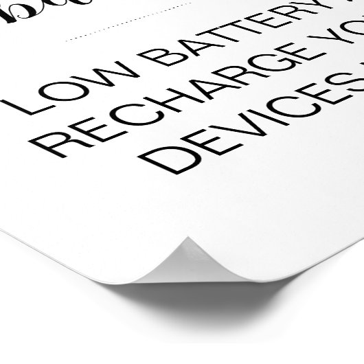 Laadbalk Breng je telefoongesprek in rekening Poster (Hoek)