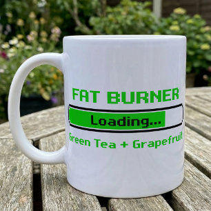 Laadbalk Fitness Humor Groene Thee Grapefruit Koffiemok