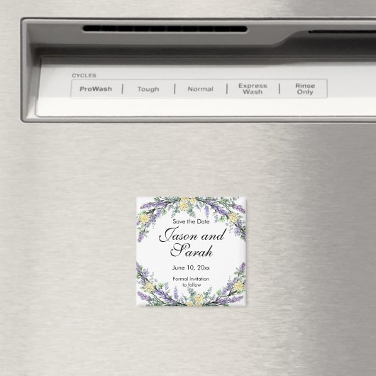 Laadbare eucalyptusgele roos magnet (Insitu (Vaatwasser))