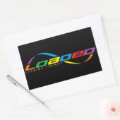 laadbeugels rechthoekige sticker (Envelop)