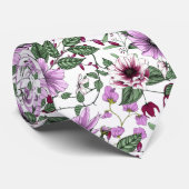 Laadbloemen met groen bladeren stropdas (Opgerold)