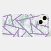 Laadbord en bleek groen mozaïekpatroon Case-Mate iPhone case (Achterkant (horizontaal))