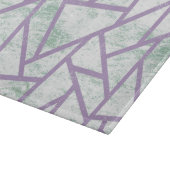 Laadbord en bleek groen mozaïekpatroon snijplank (Hoek)